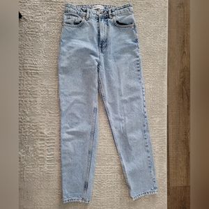 Zara high rise mom jeans